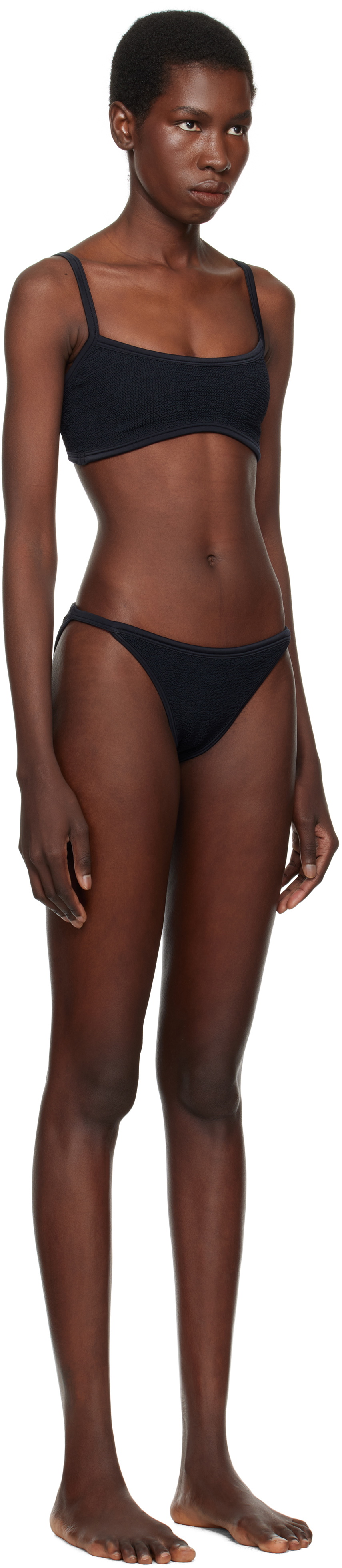 Hunza G Black Tyler Tonal Bikini