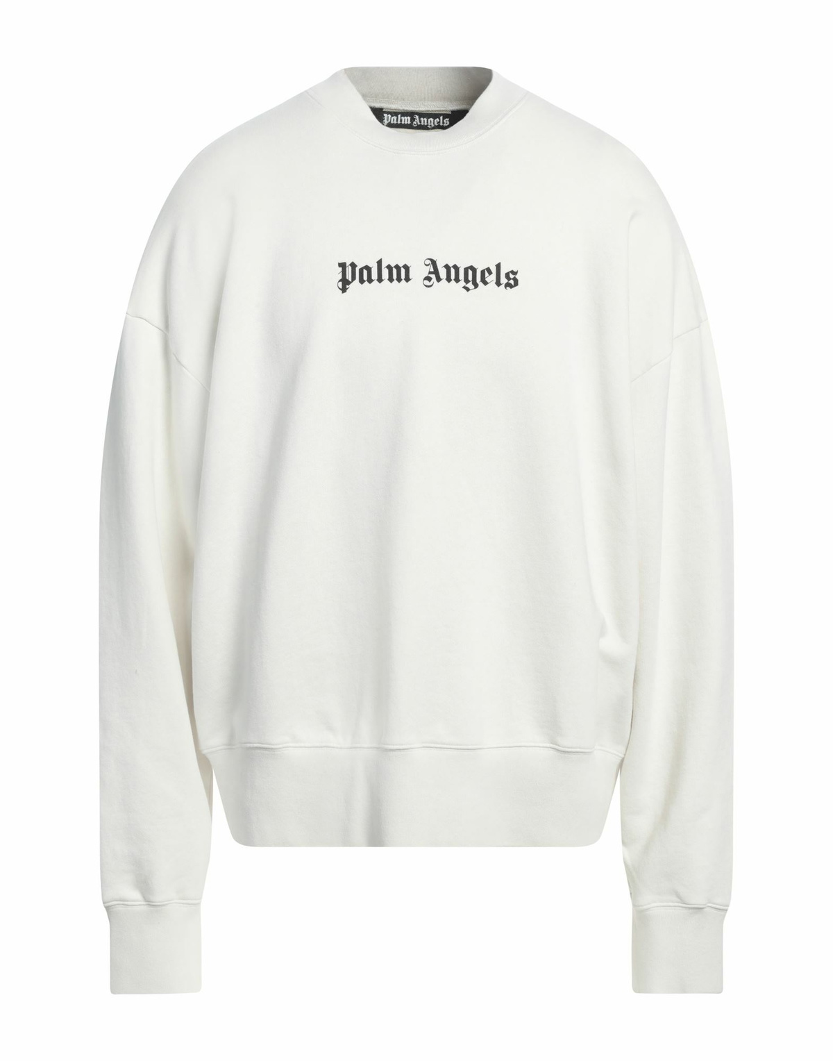 Palm Angels Mens Sweatshirt in Off white