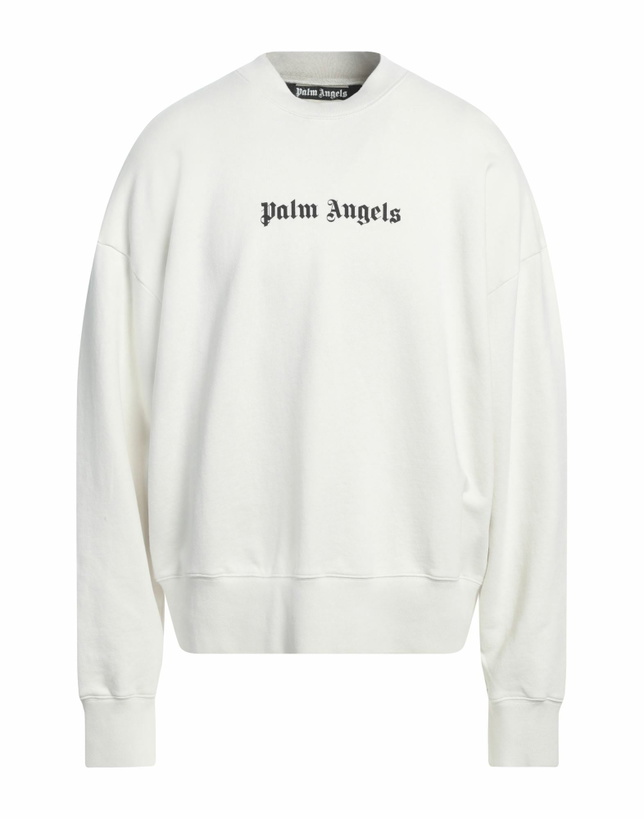 Photo: Palm Angels Mens Sweatshirt in Off white