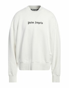 Palm Angels Mens Sweatshirt in Off white