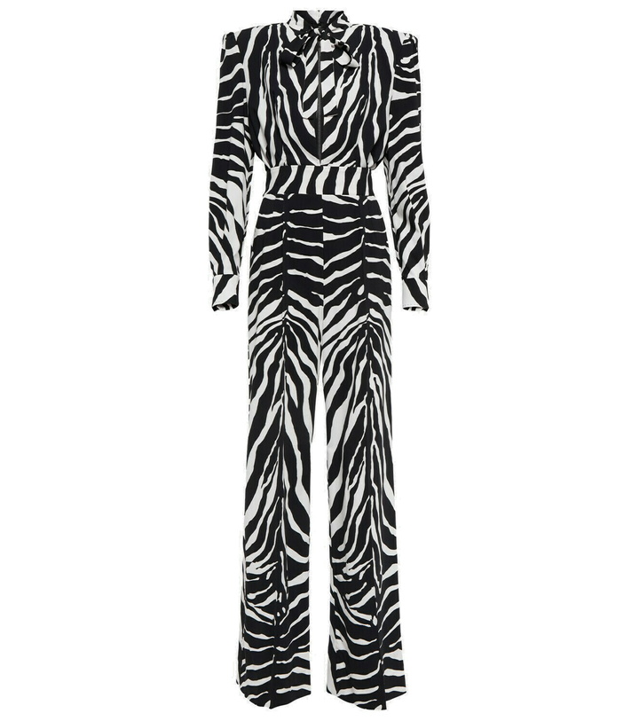 Photo: Dolce&Gabbana - Zebra-print cutout jumpsuit