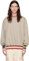 Jacquemus Khaki Le Sweatshirt Lasso' Sweatshirt