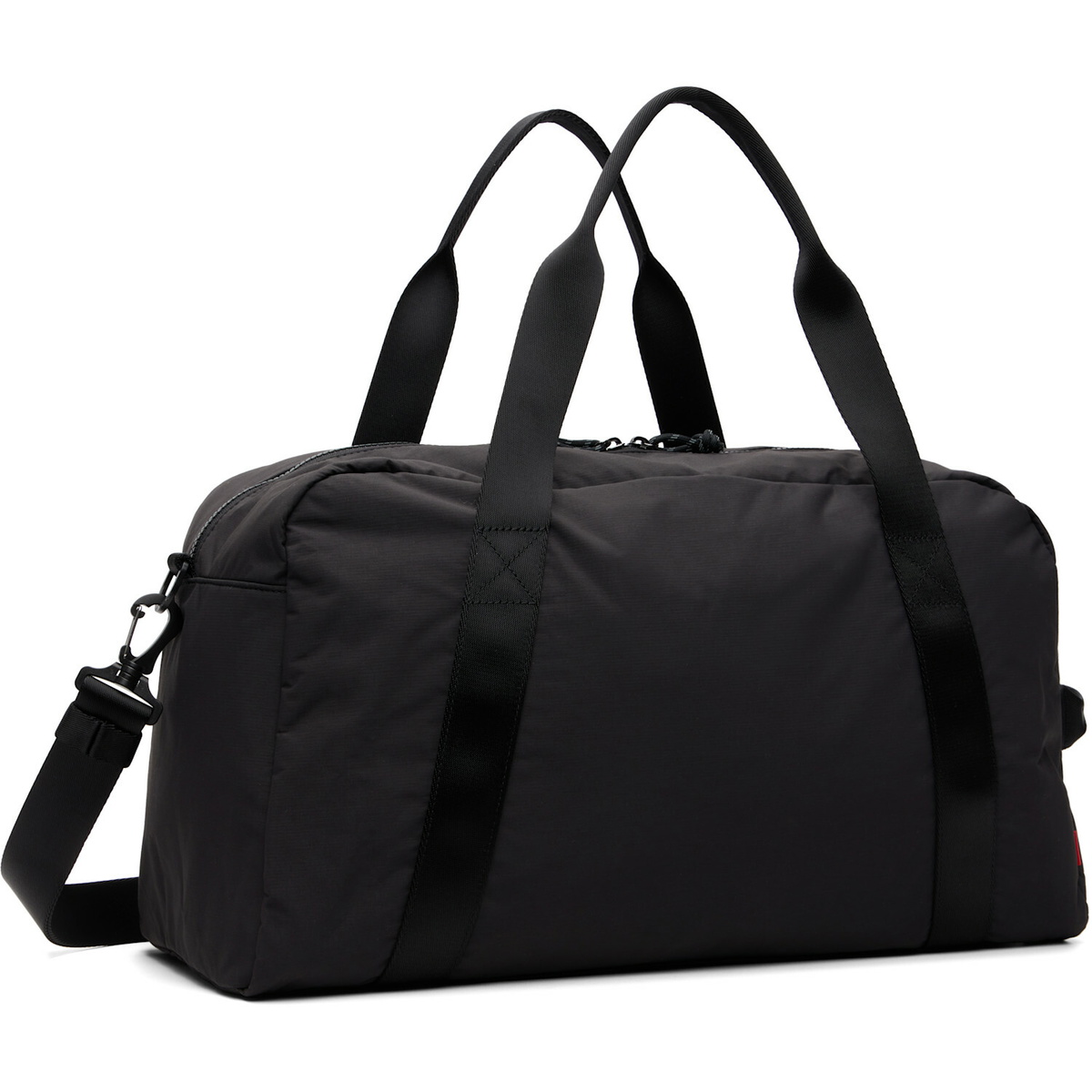 Hugo Black Wide-Set Logo Holdall Duffle bag