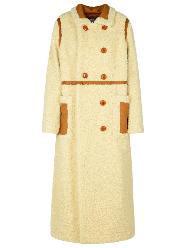 Photo: STAND STUDIO bibi Cream Faux Fur Coat