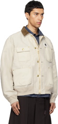 sacai Off-White Carhartt WIP Edition Nylon Twill & Duck Jacket