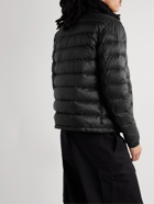 Moncler - Agay Slim-Fit Logo-Appliquéd Quilted Nylon Down Jacket - Black