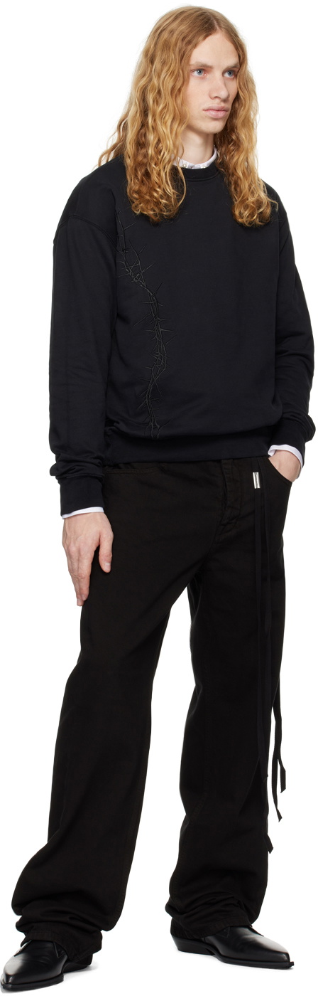Ann Demeulemeester Black Ronald 5 Pocket Comfort Jeans