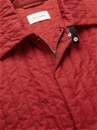 CRAIG GREEN - Belted Quilted Nylon Jacket - Red