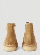 Kenzoyama Lace-Up Boots in Beige