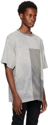 Golden Goose Gray Paneled T-Shirt