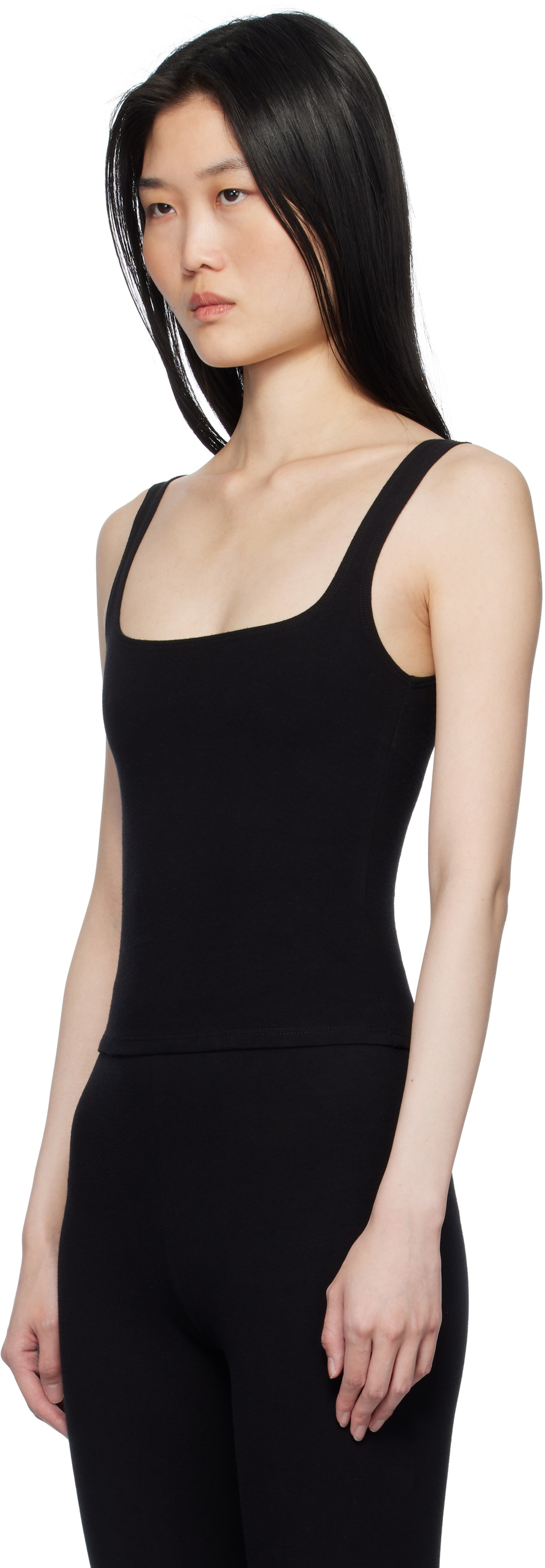 Gil Rodriguez Black Matisse Scooped Tank Top