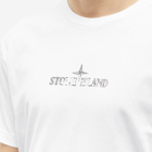 Stone Island Men's Stamp Centre Logo T-Shirt in White