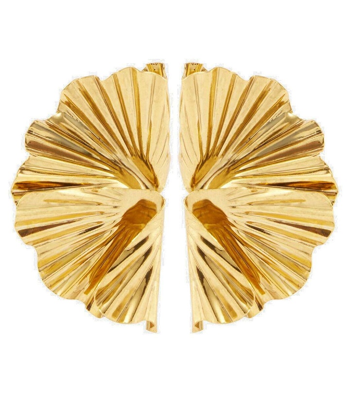 Photo: Jennifer Behr Darya 18kt gold-plated earrings