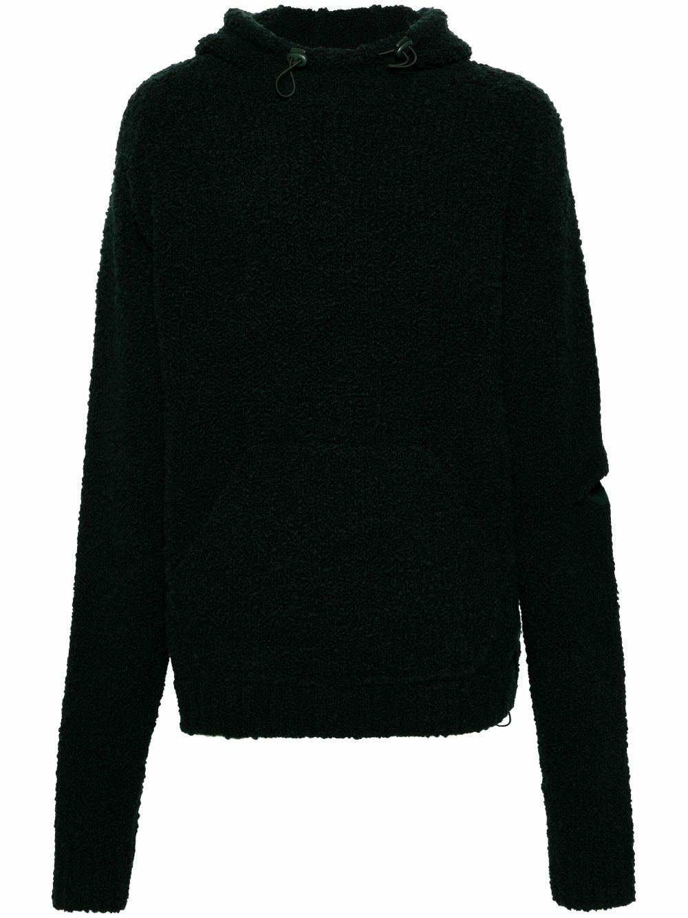 Robyn Lynch Green 3D Merino Wool Hoodie