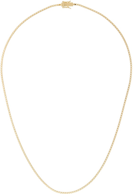 Photo: Tom Wood Gold Square Chain Necklace