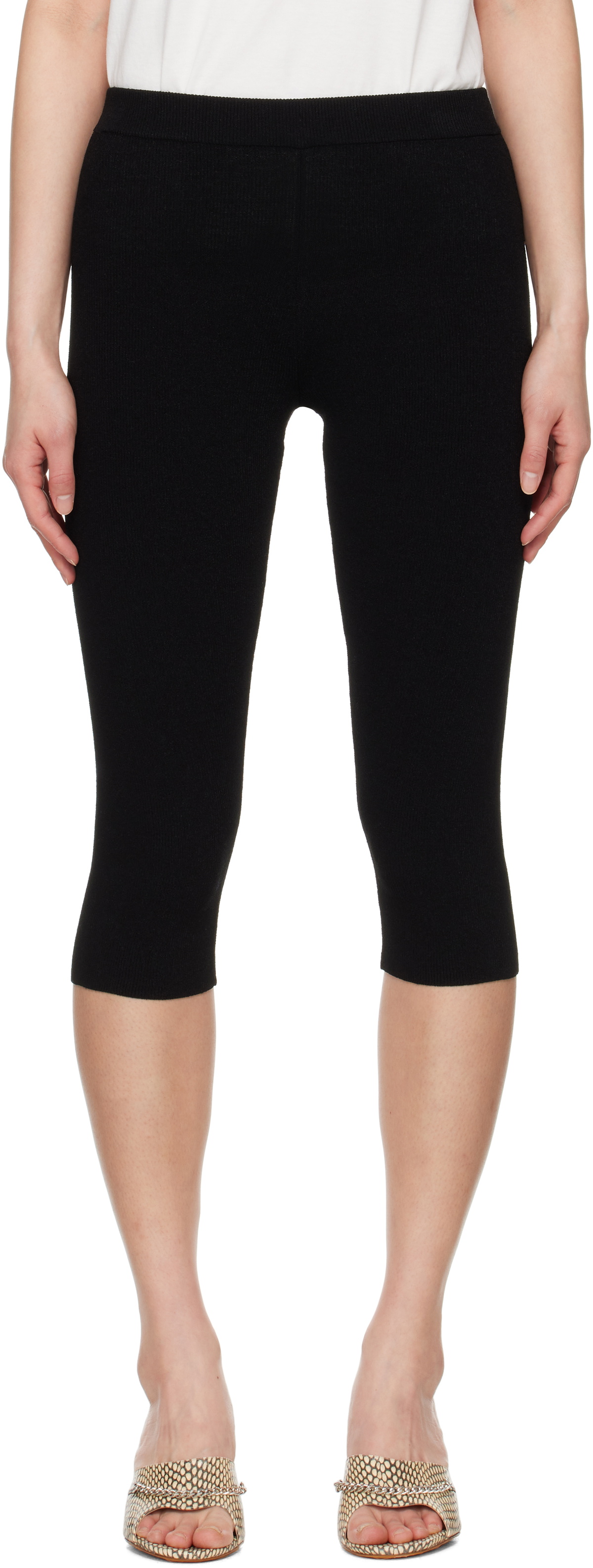The Garment Black Madison Capri Leggings