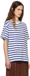 Bode White & Navy Margate T-shirt