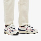 New Balance Men's M2002RVE Sneakers in Red/White/Blue