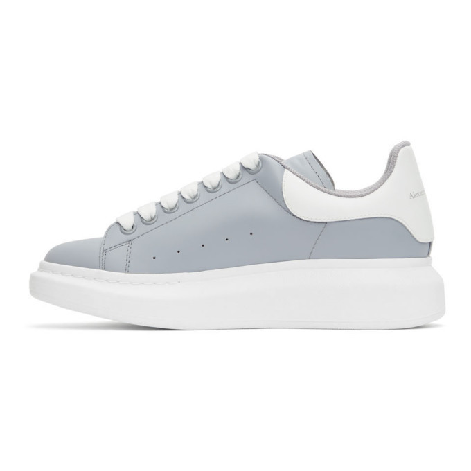 Alexander mcqueen hot sale grey sneakers