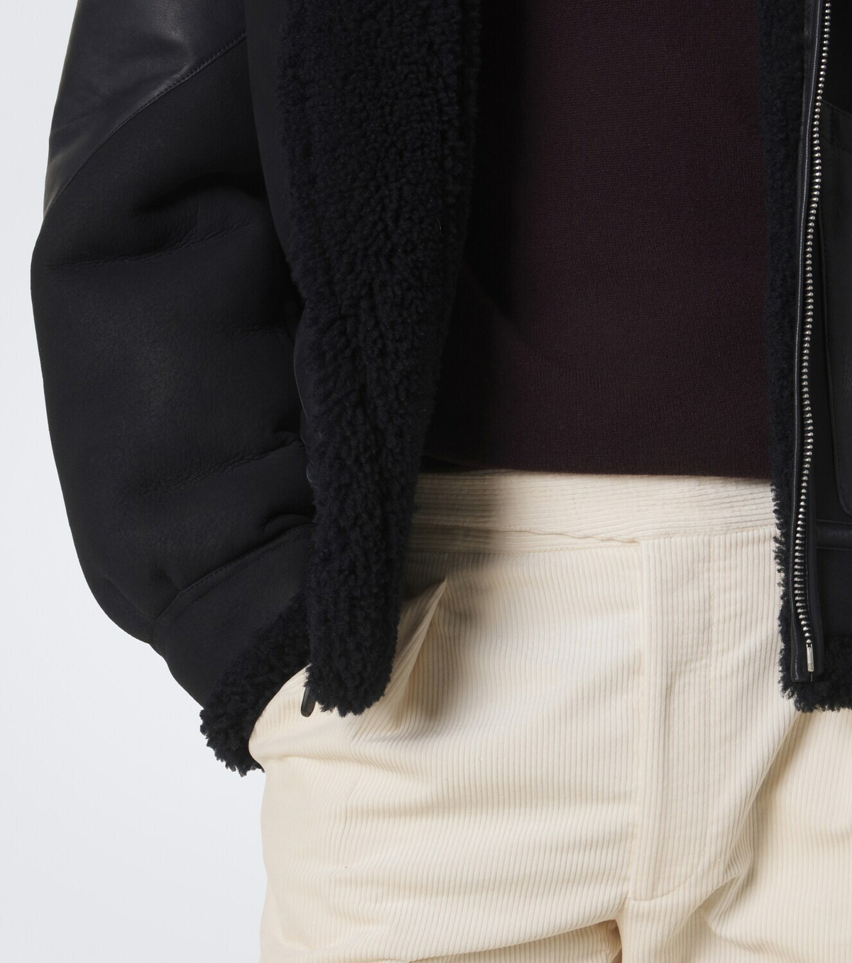 Ralph Lauren Purple Label Byron cotton corduroy straight pants