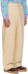 Jacquemus Beige Le Papier 'Le Pantalon Cozi' Trousers