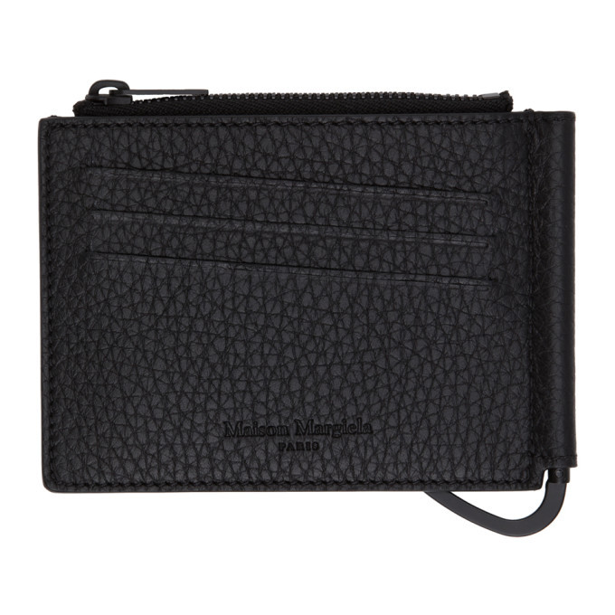 Photo: Maison Margiela Black Money Clip Wallet