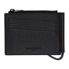 Maison Margiela Black Money Clip Wallet