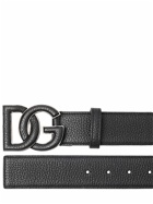 DOLCE & GABBANA 40mm Buckle Leather Belt
