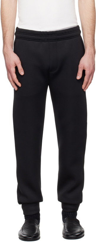 Photo: Entire Studios Black Slim Scuba Sweatpants