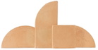ferm LIVING Orange Fornace Brioni Edition Shape Sculpture Set, 4 pcs