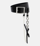 Simone Rocha Embellished leather belt
