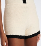 Posse Hattie crochet-trim shorts