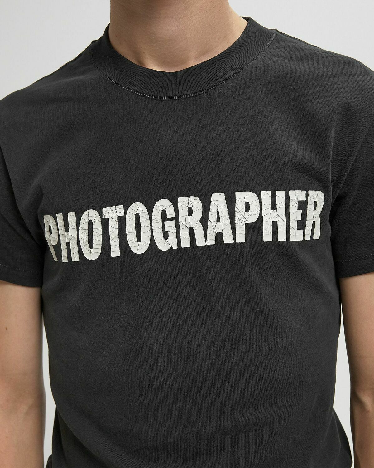 ERL PHOTOGRAPHER T-SHIRT KNIT Black Mens Shortsleefe