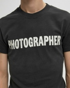 ERL PHOTOGRAPHER T-SHIRT KNIT Black Mens Shortsleefe