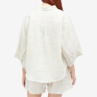 Deiji Studios Women's Linen Stripe 03 Set in Linen Story Stripe
