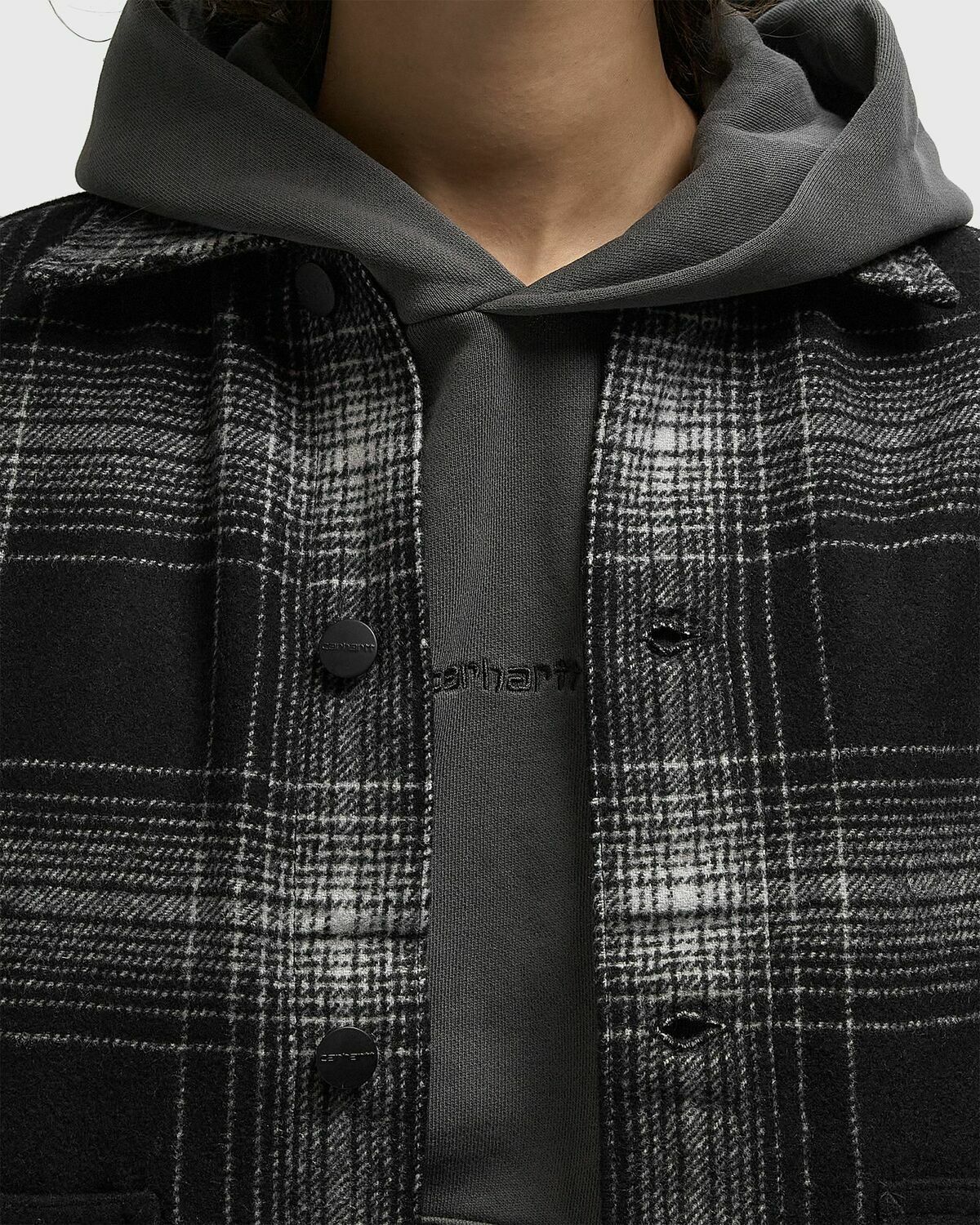 Carhartt WIP Brennan Shirt Jac Black Womens Bomber Jacket