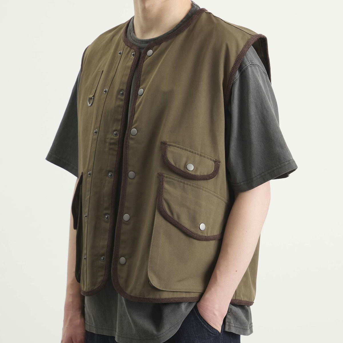 FrizmWORKS Men's Heritage Hunting Vest in Olive
