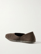 Stòffa - Suede Slippers - Brown
