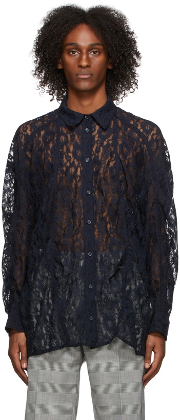 Photo: We11done Navy Lace Shirt