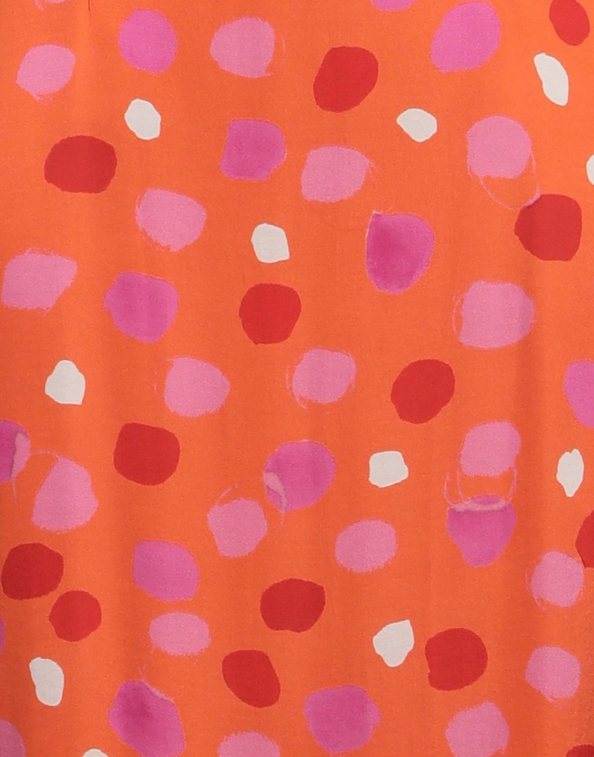 Manila Grace Womens Midi dress in Orange