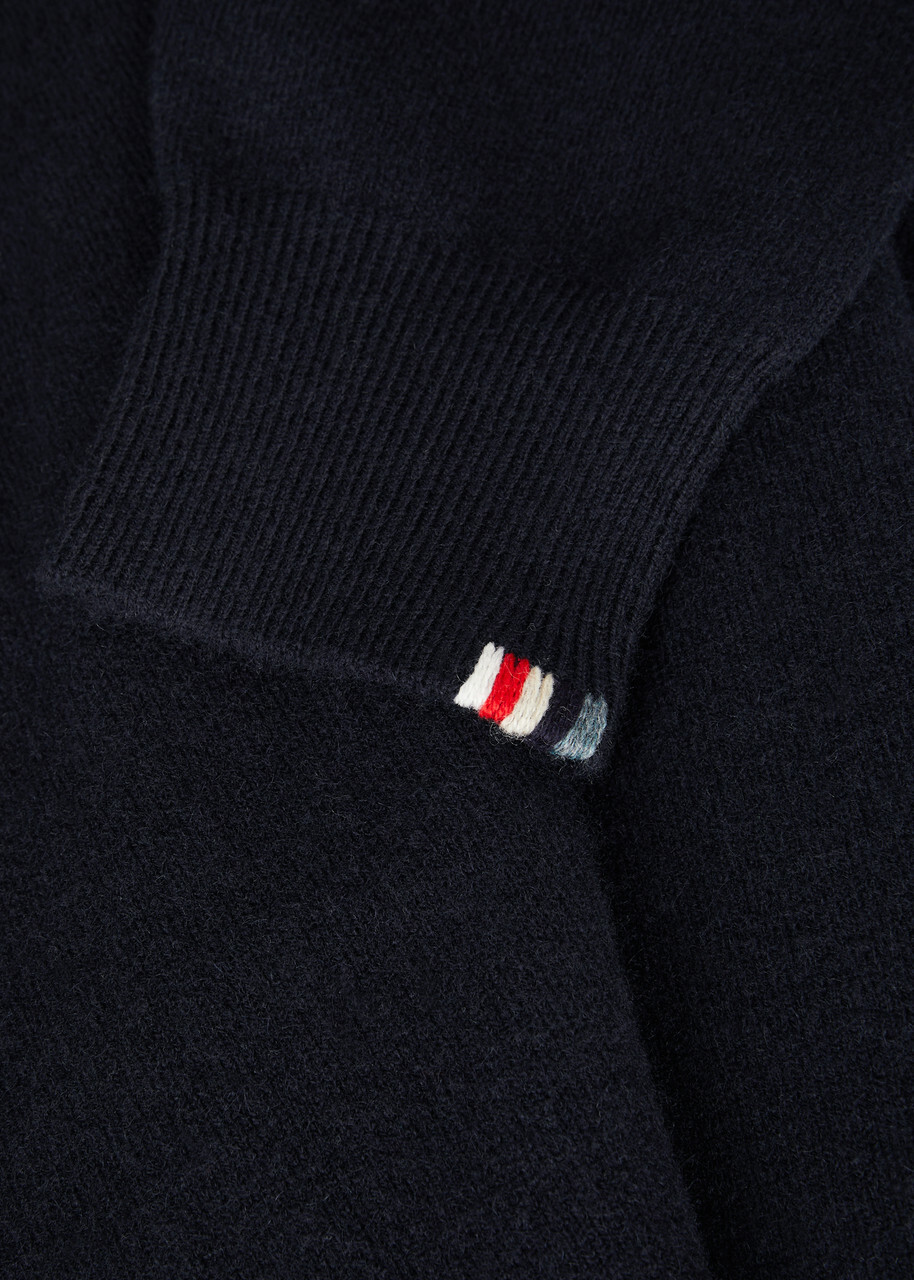 Extreme Cashmere N°106 Weird Short Cashmere-blend Dress - Navy - One Size