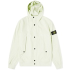 Stone Island Men's Soft Shell-R Hooded Jacket in Pistachio