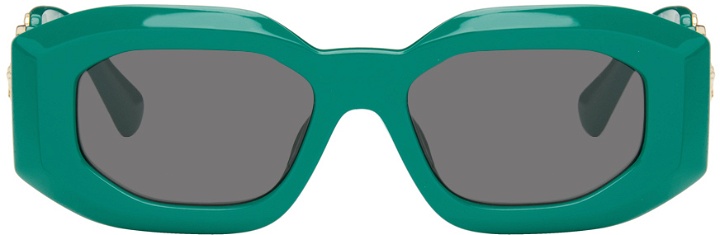 Photo: Versace Green Medusa Sunglasses