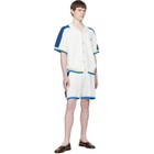 Casablanca Off-White Crochet Shorts