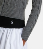 Polo Ralph Lauren Cable-knit wool and cashmere cardigan