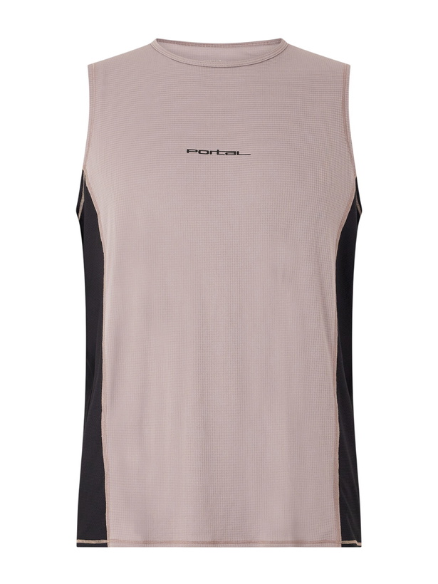 Photo: Portal - Range Light Polartec Polartec® Running Tank Top - Brown