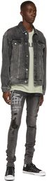 Ksubi Grey Denim Oh G Jacket