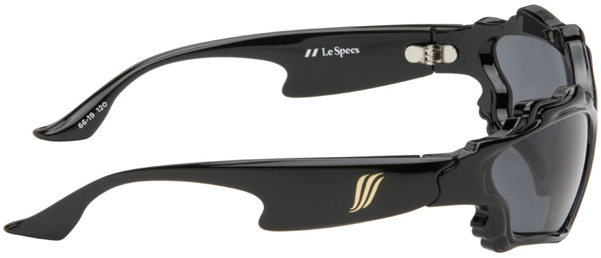 【Le Specs】ブラック Le Siren サングラス Le Specs Black 'Le Siren' Sunglasses Le Specs