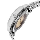 Heritor Helmsley White Dial Stainless Steel Automatic Mens Watch HR5001