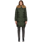 Mr and Mrs Italy Green Down Parka